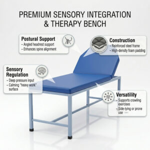 Premium Sensory Integration & Therapy Couch Ergonomic Postural Support