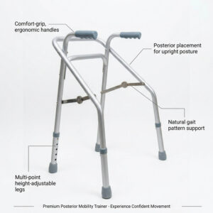 Premium Posterior Mobility Trainer Height-Adjustable Walker for Children