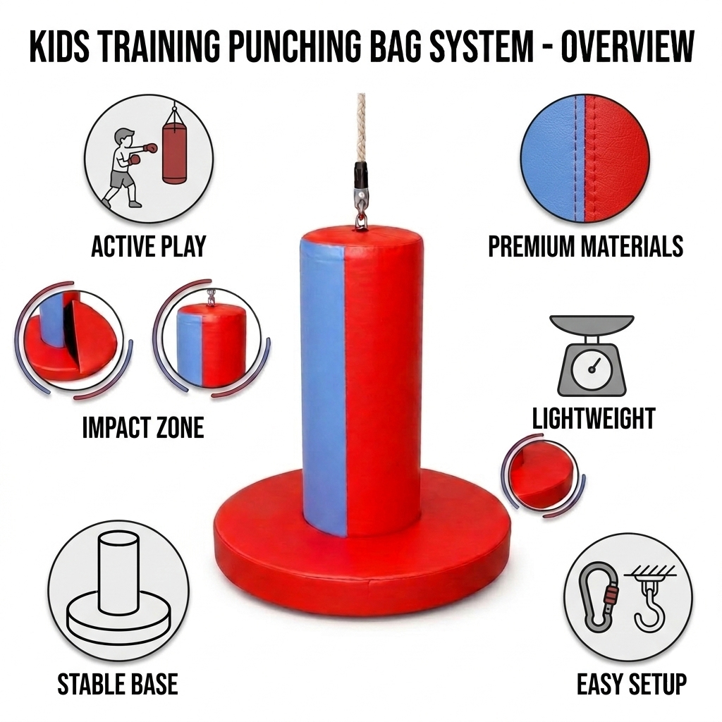 Sensory Bolster Swing Professional Vestibular & Deep Pressure Therapy Tool - Image 3