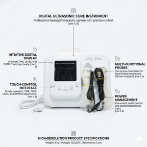 CSL-Pro Digital Therapeutic Ultrasound Machine Professional Physiotherapy & Beauty System