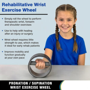 Physical Therapy Pronation–Supination Wheel Forearm & Wrist Rehabilitation Exerciser
