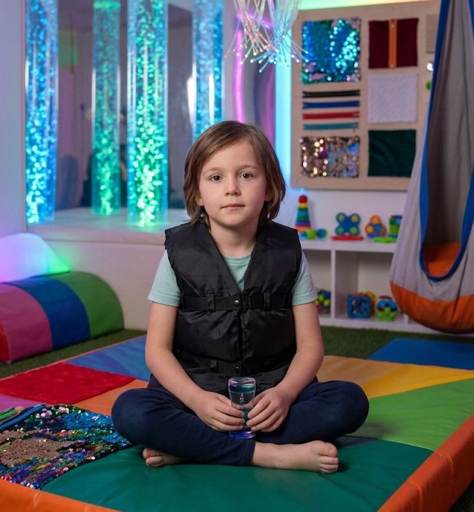 Senso Calm - Premium Weighted Sensory Vest for Kids - Calming & Focus Support - Image 2