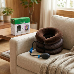 Cervical Traction Cushion – Inflatable Neck Pain Relief & Spine Support