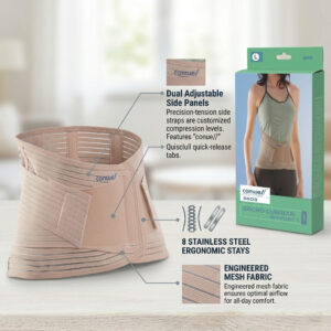 Conwell 5503 Advanced Lumbar Support Belt – Adjustable Spine Reinforcement