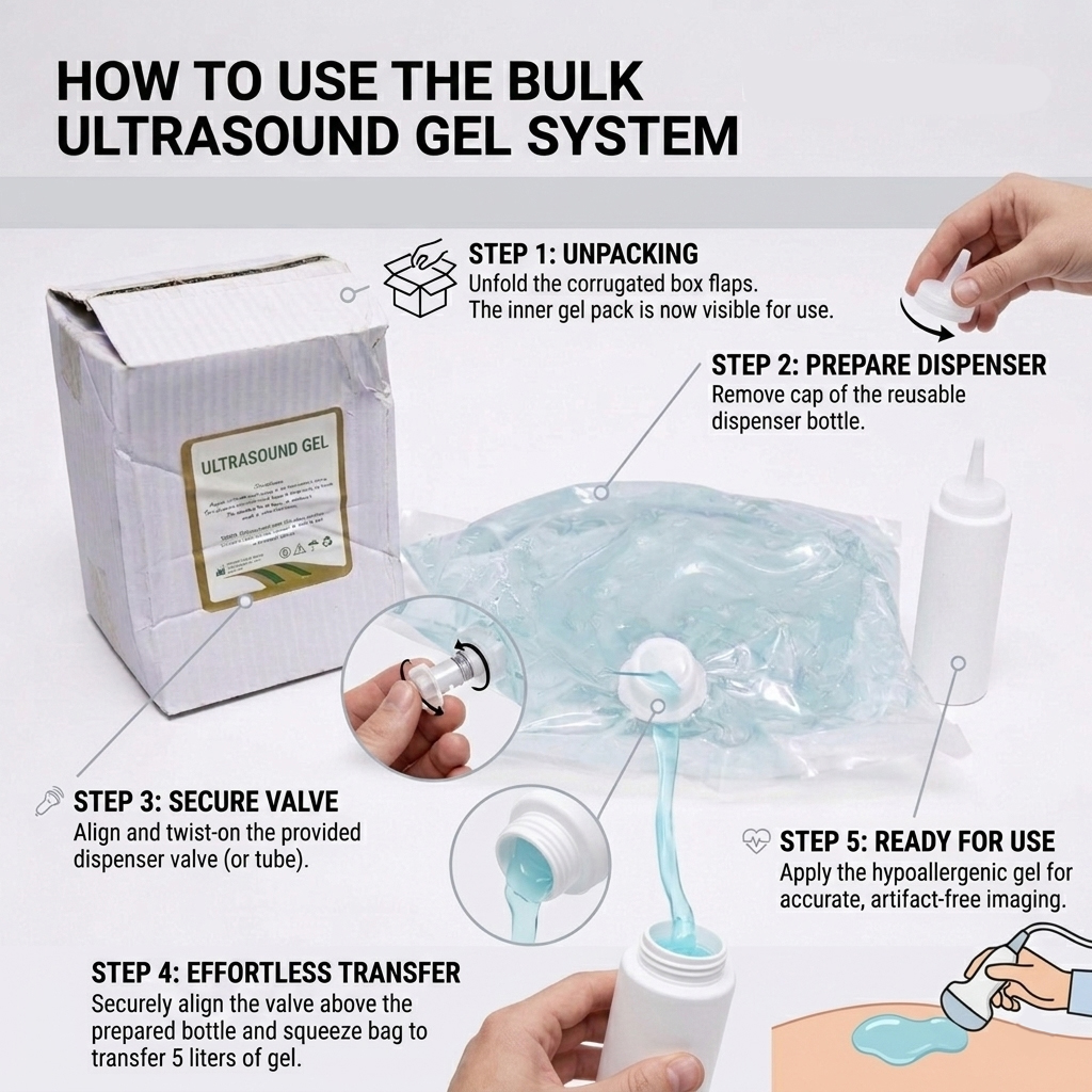 Aqua Ultra-Transmissive Ultrasound Gel Professional 5-Liter Bulk Gel