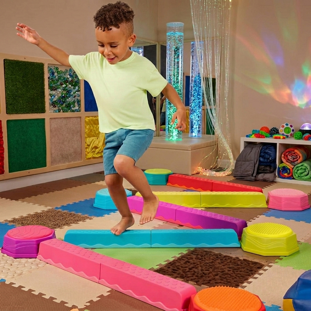 Premium Sensory Balance Beams for Kids' Physical Development, Coordination, and Indoor/Outdoor Play - Image 5