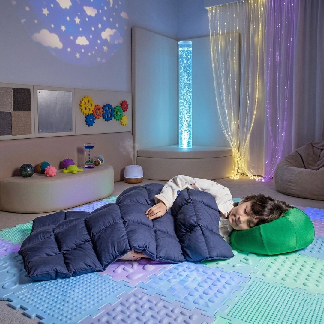 Premium Weighted Blanket Deep Pressure Therapy for Stress Relief & Better Sleep